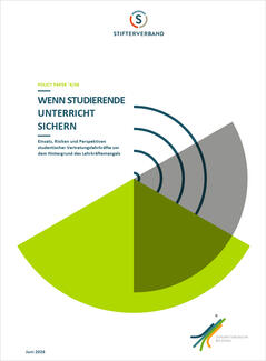 Wenn Studierende Unterricht sichern (Cover des Papers)