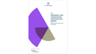 Sicherheits- und Verteidigungsforschung neu denken (Cover der Studie)