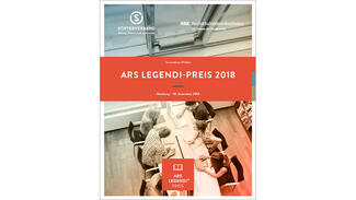 Programmheft zur Ars legendi-Preisverleihung 2018 (Cover)