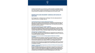 Forderungspapier des Bündnisses für Gemeinnützigkeit (Cover)