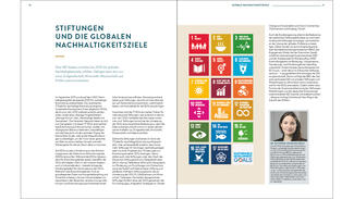 Beispielseiten aus dem DSZ-Jahresbericht 2017/18