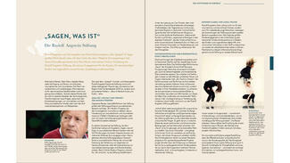 Beispielseiten aus dem DSZ-Jahresbericht 2016/17