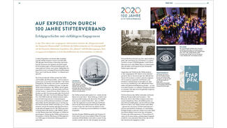 Beispielseiten aus dem DSZ-Jahresbericht 2019/20