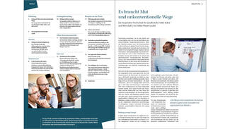 duz-Special "Kooperative Hochschule" (Beispielseiten)