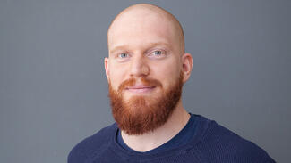 Fellow "Freies Wissen" 2017/18: Felix Z. Hoffmann (Foto: Ralf Rebmann/Wikimedia Deutschland)