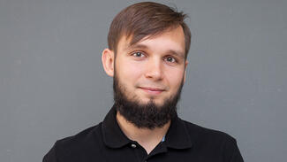 Fellow "Freies Wissen" 2017/18: Aleksej Tikhonov (Foto: Ralf Rebmann/Wikimedia Deutschland)