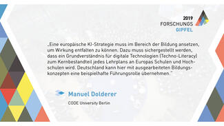 These zum Forschungsgipfel 2019