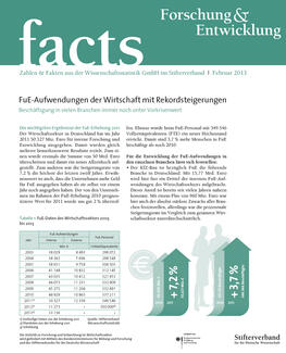 FuE-facts 2013 (Cover)