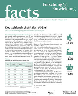 FuE-facts 2014 (Cover)