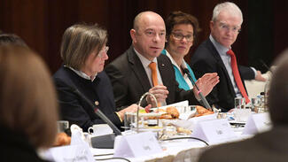 Parlamentarisches Frühstück mit dem Hightech-Forum am 9. März 2017 (Foto: David Ausserhofer)