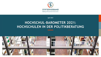 Hochschulen in der wissenschaftlichen Politikberatung (Cover)