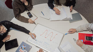 Scale-up-Raum an der Technischen Hochschule Rosenheim (Foto: Lisa Lanzinger/TH Rosenheim)