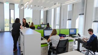 Neue Räume für Lehrende an der Hochschule der Medien Stuttgart (Foto: HdM Stuttgart)