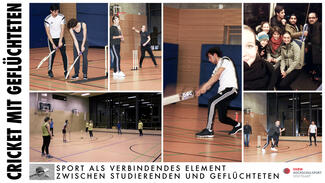 Hochschulperle divers im Juni 2016: Cricket lernen von Flüchtlingen