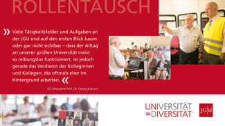 Hochschulperle divers im Dezember 2016: Rollentausch-Aktion "Was macht eigentlich ...?"