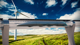 3D-Modell Hyperloop (Foto: omegabyte3d/2014) image