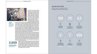 Beispielseiten aus dem Tätigkeitsbericht 2016/17