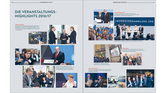 Beispielseiten aus dem Tätigkeitsbericht 2016/17