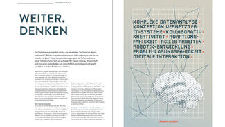 Beispielseiten aus dem Jahresbericht 2018/19