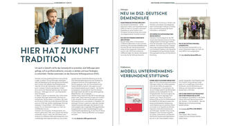 Beispielseiten aus dem Jahresbericht 2018/19