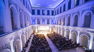 Blick in die Handelskammer Hamburg (Foto: Christina Körte)