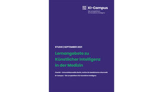 Studie "Lernangebote zu KI in der Medizin" (Cover)