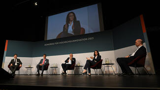 Kongress für Hochschulinnovation am 14. Juni 2021 (Foto: Andreas Gebert)