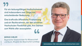 Bernd Sibler: "Für ein leistungsfähiges Hochschulwesen sind zwei Dinge von entscheidender Bedeutung"