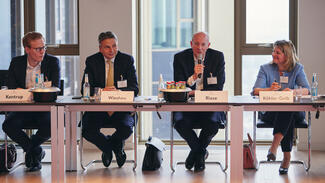 Round Table des Landeskuratoriums Hessen/Rheinland-Pfalz/Saarland am 21. März 2023 (Foto: Piotr Banczerowski)