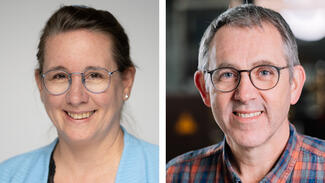 Nicoe Aeschbach & Werner Aeschbach (Fotos: Heidelberg School of Education/Florian Freundt)