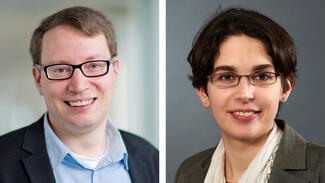 Steffen Becker & Anne Koziolek (Foto: Andreas Drollinger/KIT / U. Regenscheit/Universität Stuttgart)