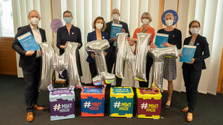 Eröffnung der MINT-Vernetzungsstelle MINTvernetzt am 18. Mai 2021 (Foto: BMBF/Hans-Joachim Rickel)