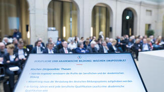 Veranstaltung "Berufliche und akademische Bildung: Mischen (im)possible?" (Foto: Kay Herschelmann)