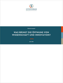 Thesenpapier zur Öffnung von Wissenschaft und Innovation (Cover)