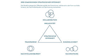 Drei Dimensionen strategischer Offenheit (Grafik)