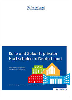 Rolle Und Zukunft Privater Hochschulen In Deutschland | Stifterverband