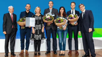 Verleihung des Ernst-Schrödinger-Preises auf der Jahrestagung der Helmholtz Gemeinschaft am 14. September 2017 (Foto: Michael Reinhardt)