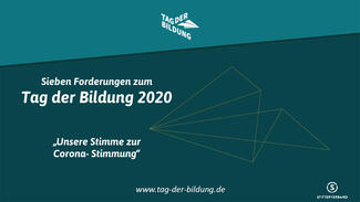 Tag der Bildung 2020: Sieben Forderungen (Teaser)