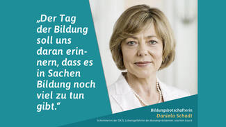 Tag der Bildung 2015 - Statement von Daniela Schadt