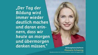 Tag der Bildung 2015 - Statement von Manuela Schwesig