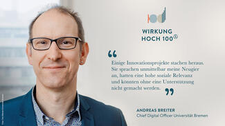 Zitat von Andreas Breiter, Beiratsmitglied von "Wirkung hoch 100"