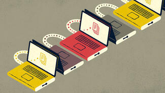 Projekt "Federated Secure Computing" (Illustration: Jens Bonnke)
